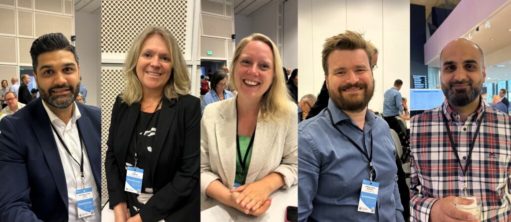 Fra venstre: Mohamad Janeed Azeem, Vivi Grimstad, Emilie Vangen, Tormod Bekkevoll, Asif Mahmood